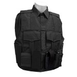 Custom Load Bearing Vest for Livingston Sheriff | All Vests Left Hand to Right Hand:  Radio, Cell Phone, then Double Cuff on Far Right Hand Side